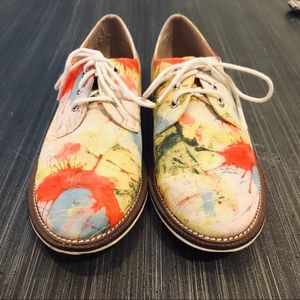 Luichiny paint splatter shoes